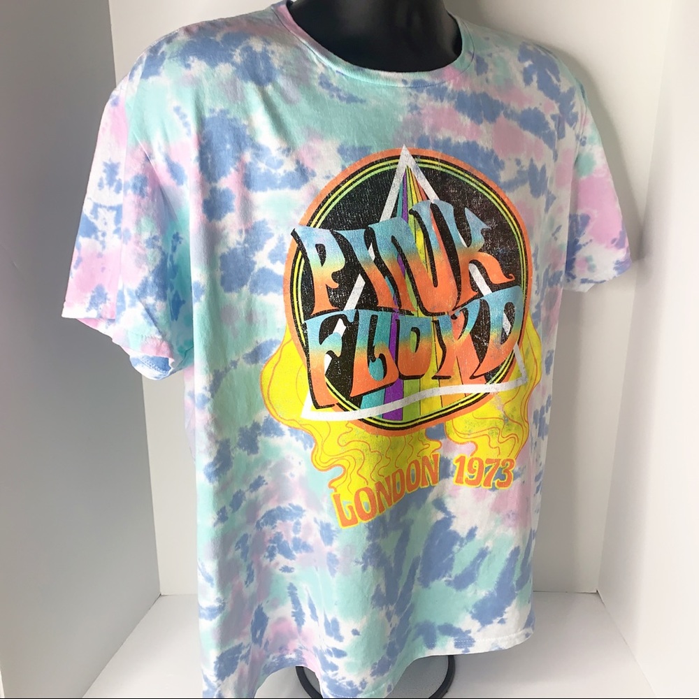 Pink Floyd London 1973 Tie Dye Tee Shirt - Picture 5 of 10